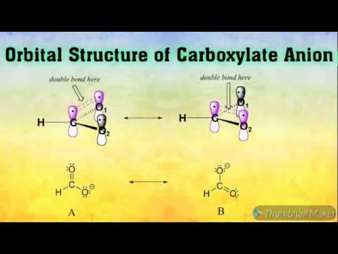 57.কার্বক্সিলিক অ‍্যানায়নের রেজোন‍্যান্স কাঠামো | resonance structure of carboxylate ***Exclusive***