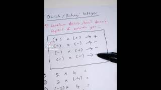 Darab/Bahagi Integer (Part 1)