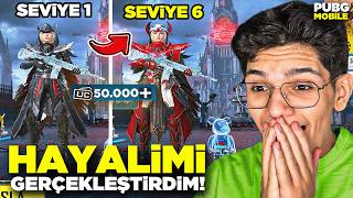HAYALİMİ GERÇEKLEŞTİRDİM! KANLI KUZGUNU 6 SEVİYE YAPTIM ! - PUBG MOBİLE