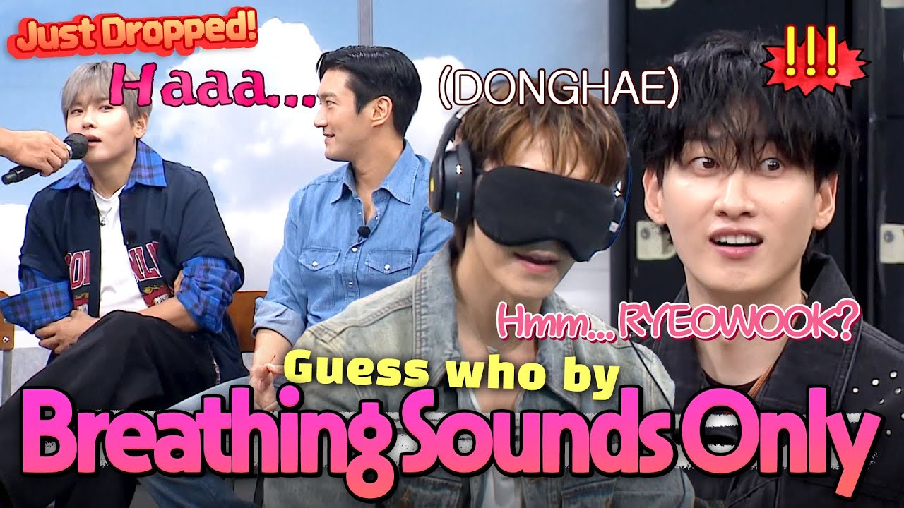 Can DONGHAE Really Get Them All Right? Guess Who by Breathing Sound only 😲😲