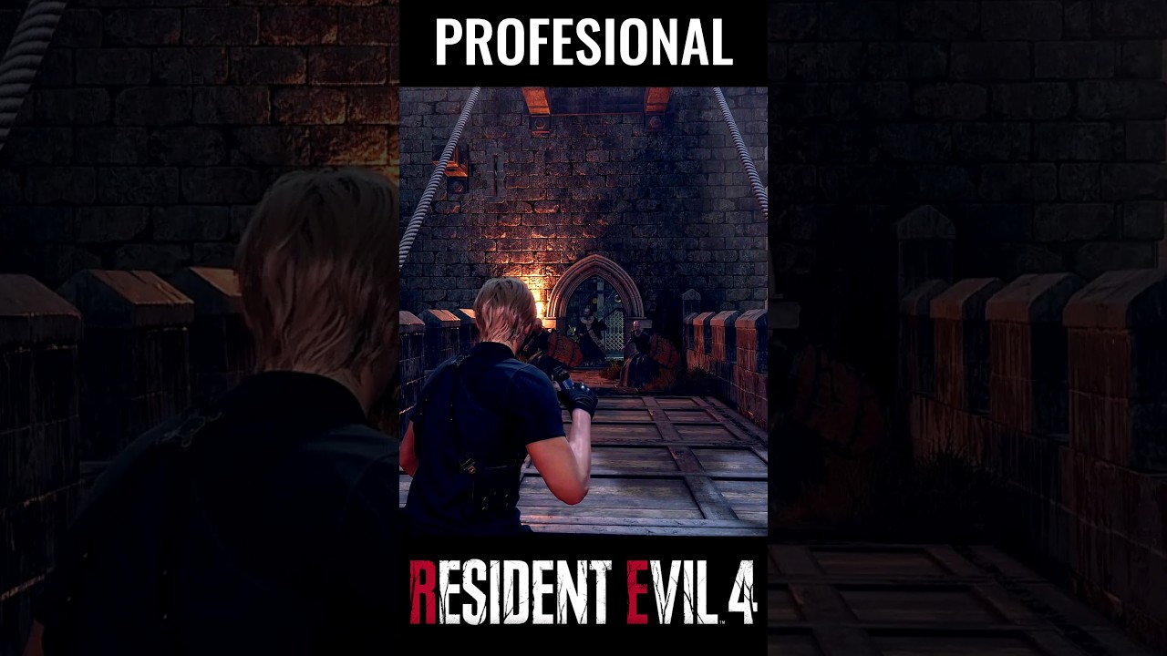 Como pasar LAS ALMENAS DEL CASTILLO de RESIDENT EVIL 4 REMAKE en PROFESIONAL #residentevil4