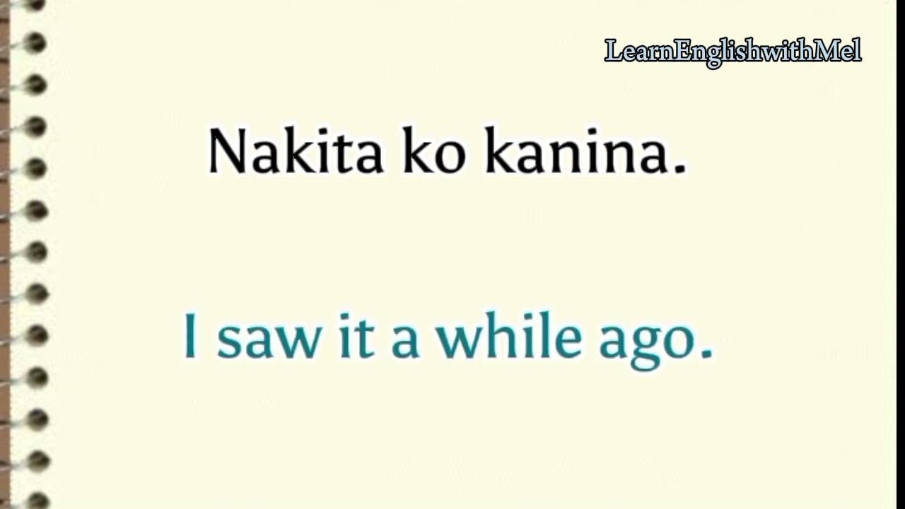 Learn to Speak Tagalog-English Translation| Filipino Phrases Part 2