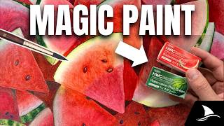 Is this the best paint for watermelon texture? OMGOODNESS