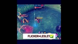 chou flicker❌,lesley filcker✅