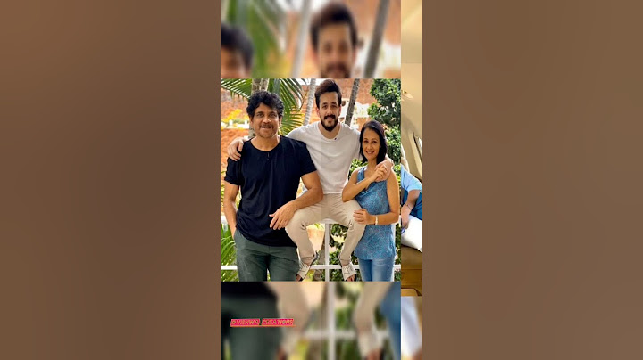 Nagarjuna Akkineni Family 👪💓 wife Amla & Son's Naga Chaitanya, Akhil 😍 #nagarjuna #family ✨Bollywood