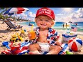 Baby Trump &amp; Baby Biden Beach Day Goes Completely INSANE!
