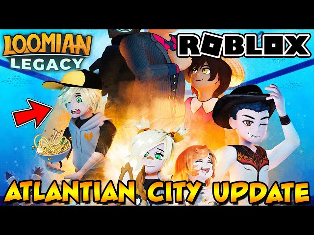 FIRST LOOK at Atlanthian City Part 2! (Loomian Legacy) 