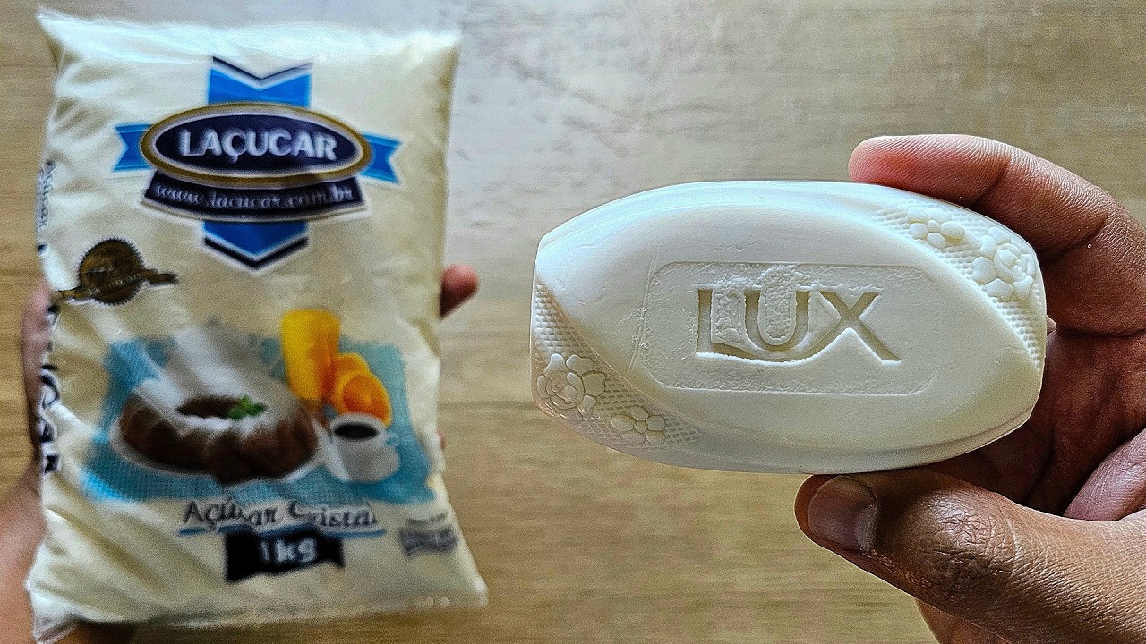 É só bater AÇUCAR e SABONETE e não precisa mais comprar no mercado