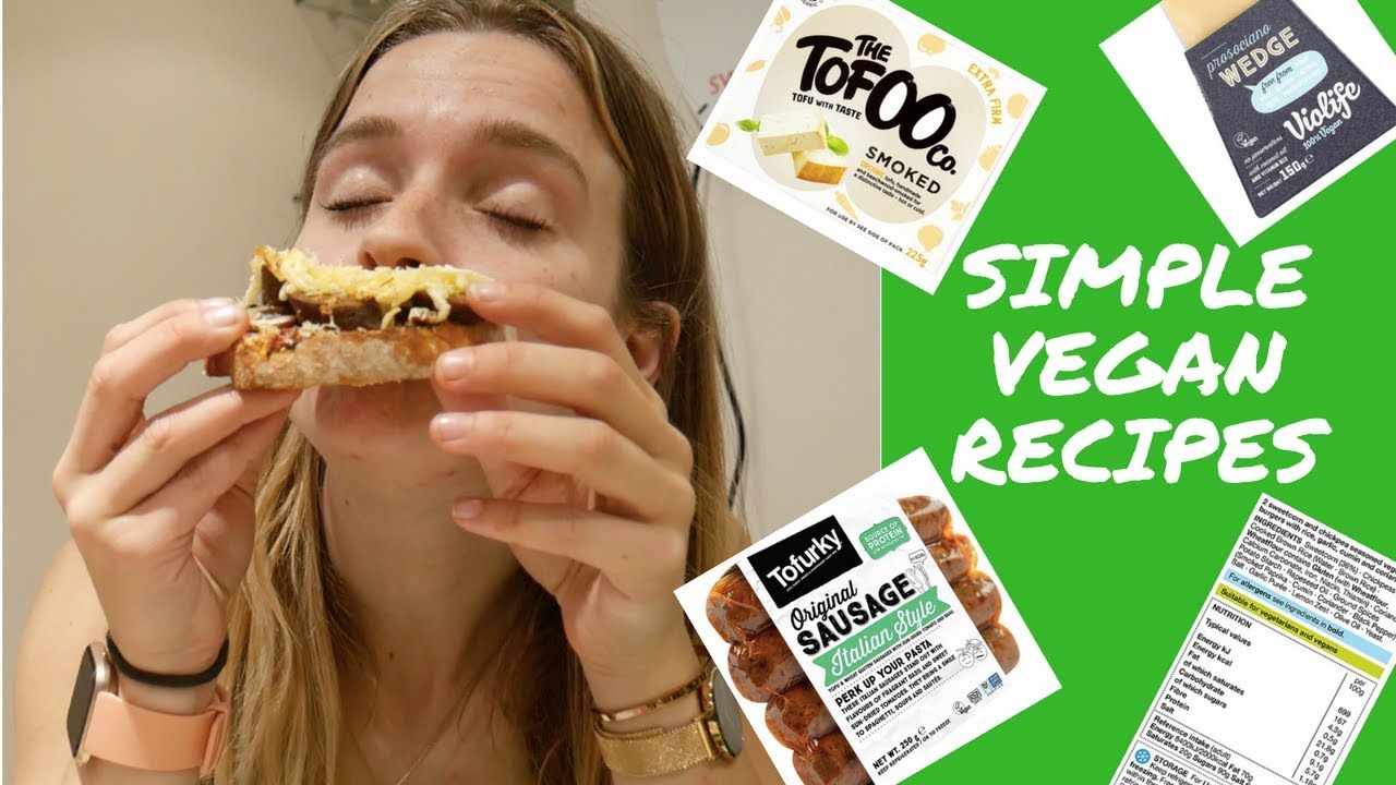 SIMPLE VEGAN RECIPES | VEGAN PRODUCT TEST - YouTube