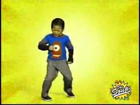 Nathaniel's Yo Gabba Gabba Dance - Low - Flo rida & T-Pain