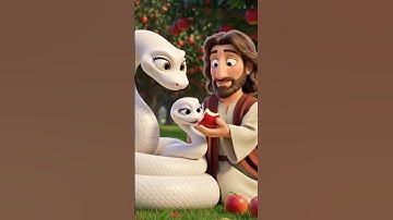 Jesus saved the poor baby white snake 🐍 from the devil