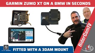 Garmin XT | 3DAM adapter for BMW 1250 GSA & Others! - YouTube