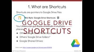 Google Drive Shortcuts