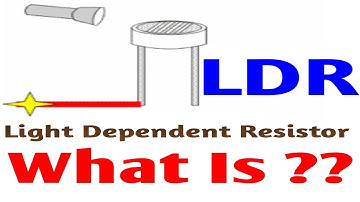 WHAT IS LDR , SIMPLE CIRCUIT USING LDR IN HINDI