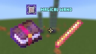 Upgrading Magical Wand in Minecraft Bedrock | How to make Magical Wand Part-2