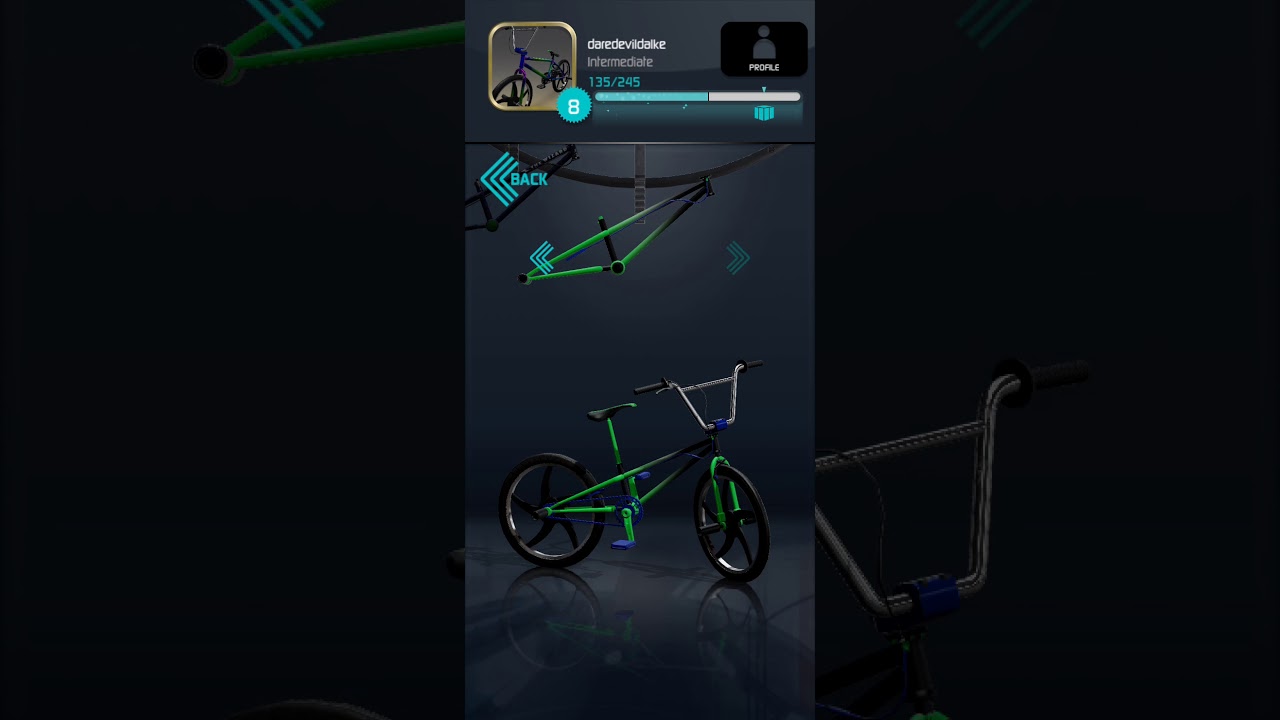 Touchgrind BMX 2 - Devil's Leap - 180 Bikeflip 20 Times and 40 Tricks Without Crashing (Android/iOS)