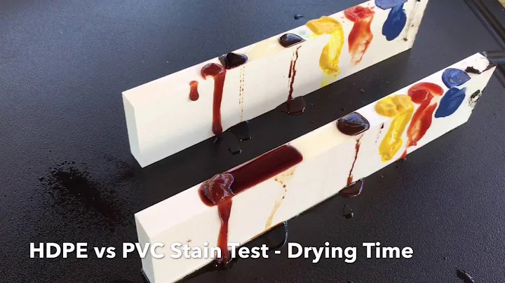 HDPE vs PVC Stain Test