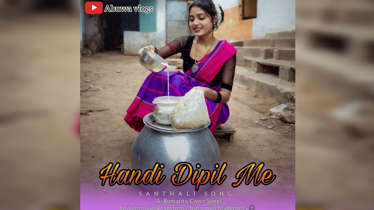 Handi Dipil Me || New Santhali Romantic Cover Song || Ai Cover Song || Santhali video ||Abuwa vlogs 