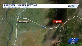 Free well water testing in Tijeras Saturday