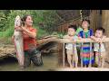 A Gift from the River: A Single Mother Prepares Delicious Dishes from a Giant Fish | Ly tieu tieu