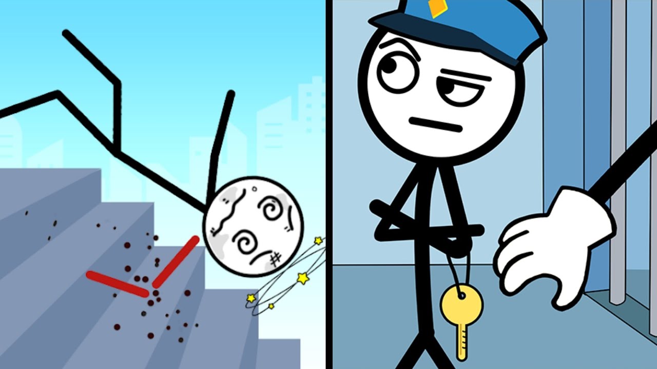 Ragdoll Break: Kick Loser vs Thief Puzzle: to pass a level - Satisfying ASMR Gameplay All Levels 180