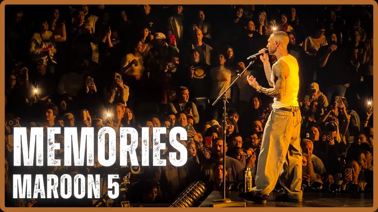 Maroon 5 - Memories (LIVE) in 4K - Seattle, WA - Climate Pledge Arena