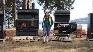 Cookstove Comparison Elmira 1840 And J.a. Roby Cuisiniere Wood Cook Stoves