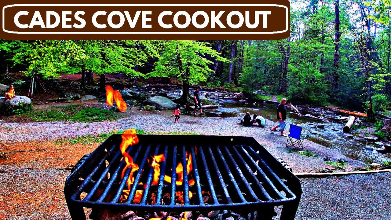 COOKOUT PICTURESQUE CADES COVE PICNIC AREA Great Smoky Mountains