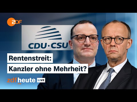 Renten-Mehrheit wackelt: Zahlreiche Gegenstimmen bei Probeabstimmung | Analyse bei ZDfheute live Episode cover