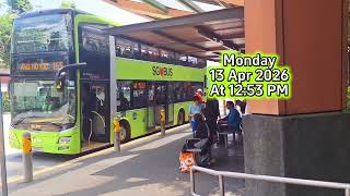 SG5878P Sv 169. Departing Opp Yishun MRT Stn. MAN A95 Euro 5 (Batch 3) DD Bus. 13/04/26. SG❤️BUS