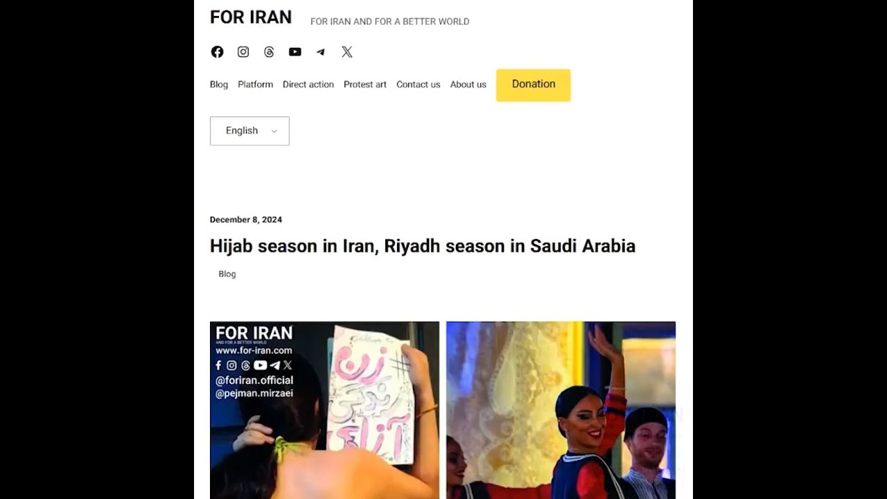Hijab season in Iran, Riyadh season in Saudi Arabia