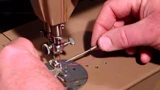 How to Thread a Vintage Singer 301 301A Sewing Machine and Bobbin Case