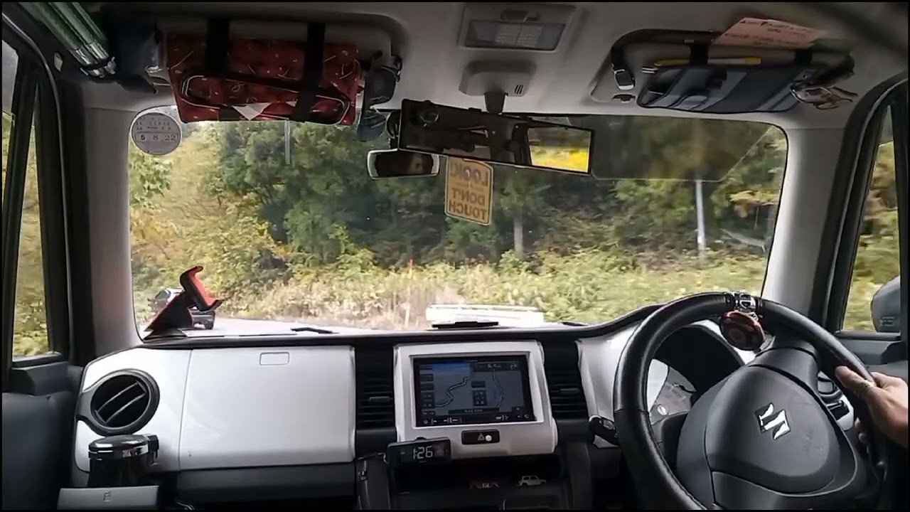 山道をハスラーでMTってみた、、、MT楽し、、、No.797