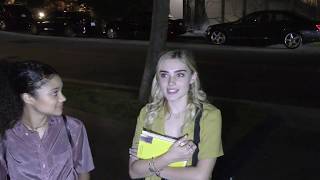 Celebrity Meg Donnelly and Kylee Russell discuss dancing, Fortnite and food at the Grove Wealth