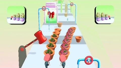 Flower Stack||New Gameplay (iOS & Android) Walkthrough part 1