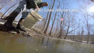 Little Buffalo Creek PA Trout Stocking 2015