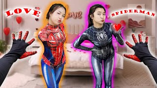 I SLAPPED SPIDER-GIRL'S SISTER BUTT 🍑 ( Romantic Love Story by Spider-Man ParkourPOV In Real Life )