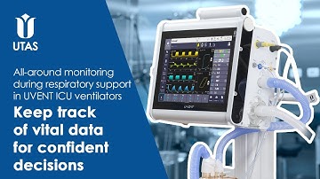 All-around Monitoring during respiratory support in UVENT ICU ventilators