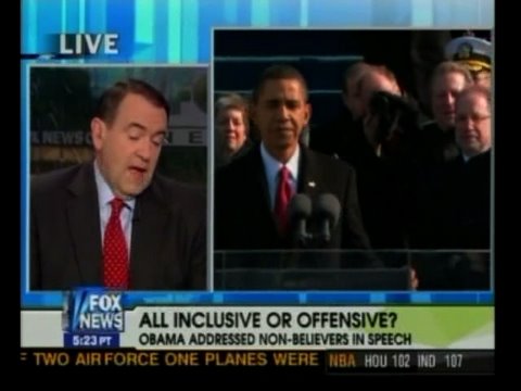 Citing Atheists Offensive in Obama Inaugural Address?