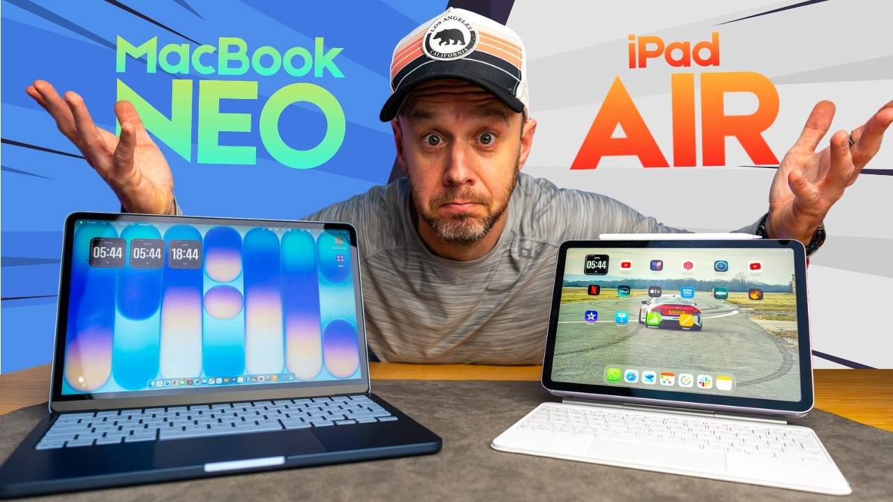MacBook Neo vs iPad Air - You Asked For It! - YouTube
