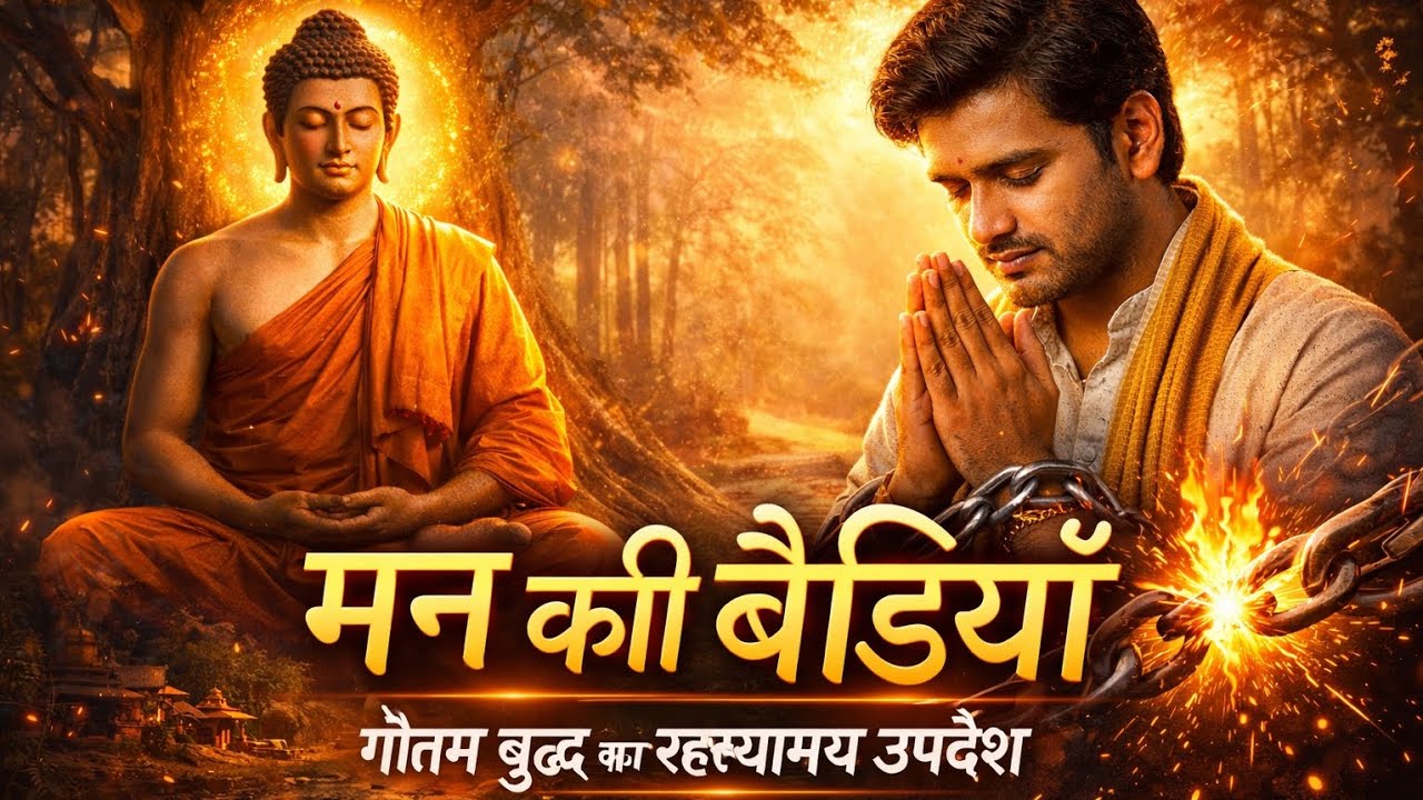 मन की बैडियाँ गौतम बुब्द का रहस्यामय उपदेश // suniya gautam buddh ne kya bola 