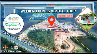 Capital-II Virtual Tour || Hyderabad To Warangal NH-163 Facing || JSR Group SunCity