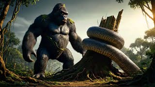 King Kong vs Titanoboa: The $60M$ Year Apex Predator War | Viral Monkey