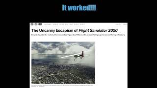 The Uncanny Escapism of 'Flight Simulator 2020