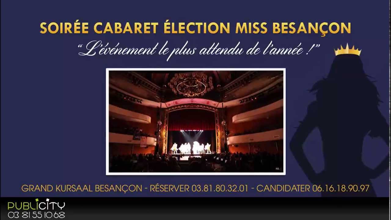 Soirée Cabaret Election Miss Besançon - YouTube