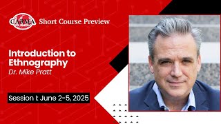 Introduction to Ethnography (Dr. Mike Pratt)