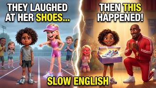 Rich Kids Laughed at Her Cheap Shoes 😭 Then THIS Happened! | Slow English Conversation For Beginners