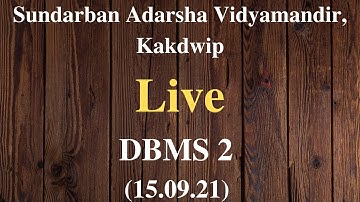 WBCHSE Class XII Computer Application / Computer Science | DBMS Bangla Tutorial [#2]