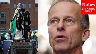 'Needs To Be Dealt With': John Thune Demands 'Shutting Down' Of Pro-Palestinian Protests At Colleges