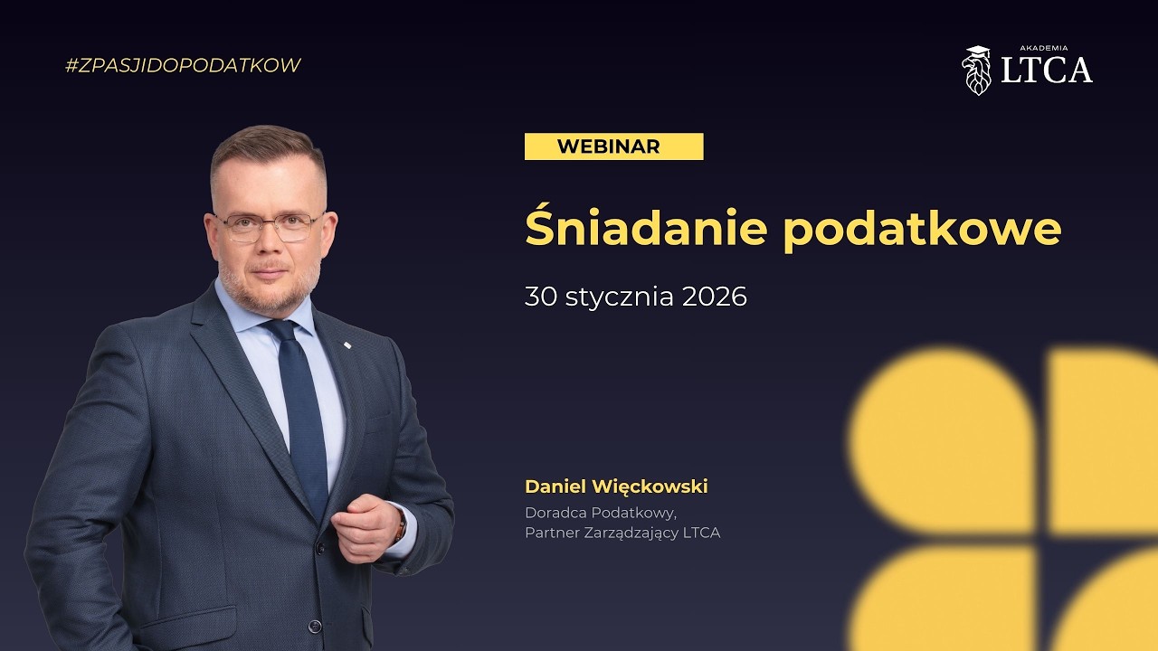 Co nowego w podatkach? 💡 Śniadanie Podatkowe 30.01